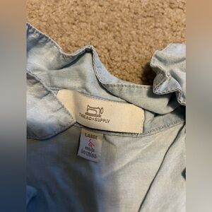 Thread supply beach cover up size large